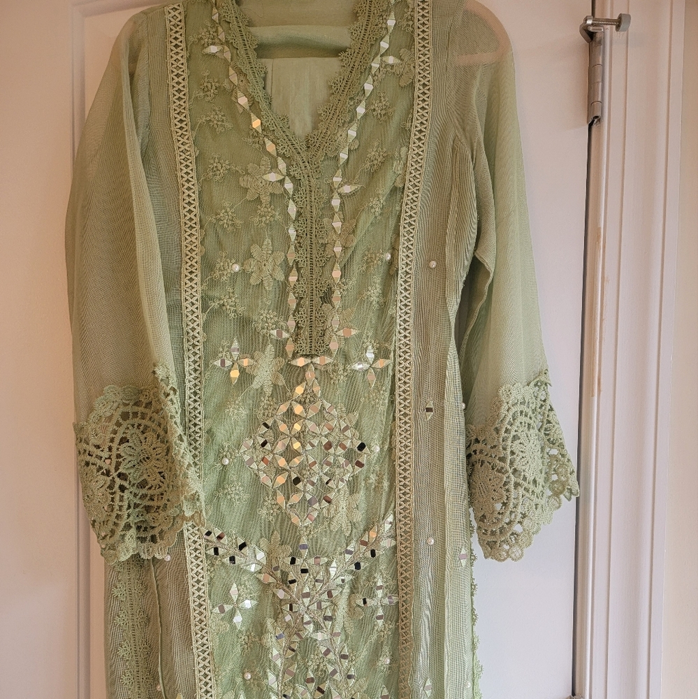 Pakistani Indian Designer Dress - image 2